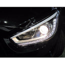 Genuine LED Projection Head Light Lamp Assy LH+RH Set for Accent Solaris 11-15