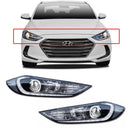Genuine LED DRL Head Light Lamp Set 92101F2110 92102F2110 for Elantra AD 17-18