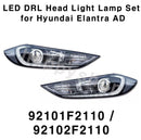 Genuine LED DRL Head Light Lamp Set 92101F2110 92102F2110 for Elantra AD 17-18