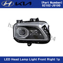 OEM LED Head Lamp Light 92102J9100 Front RH Right 1p for Hyundai Kona 18-21