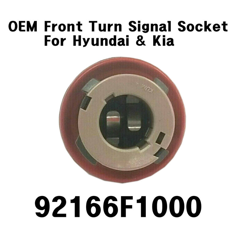 Genuine OEM 92166F1000 Front Turn Signal Socket for HYUNDAI & KIA