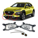 OEM 92201J9000 Fog Light Lamp Left Right + Connector Set for Hyundai Kona 18-20