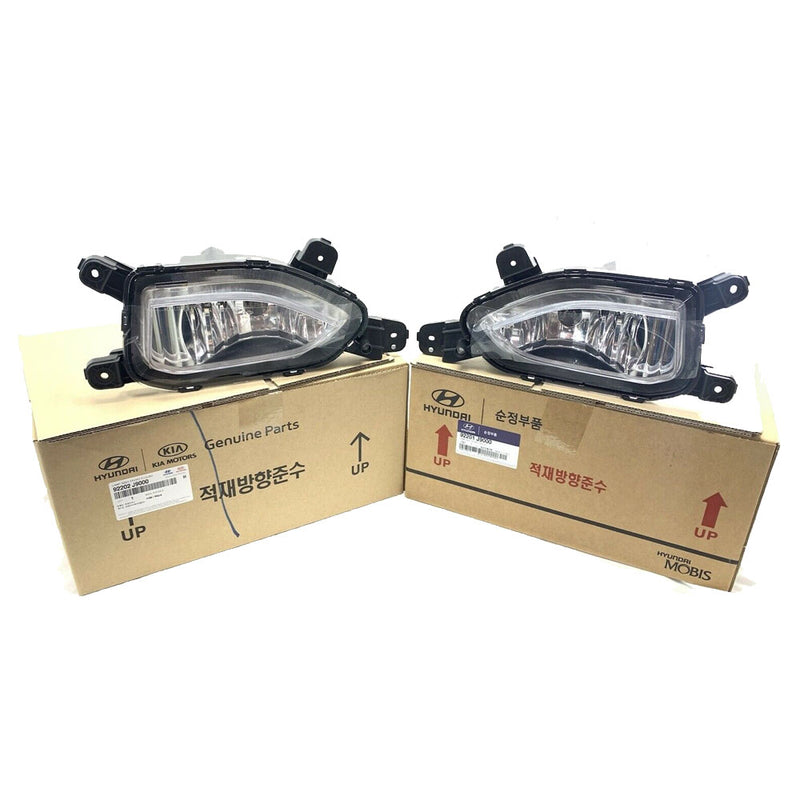 OEM 92201J9000 Fog Light Lamp Left Right + Connector Set for Hyundai Kona 18-20
