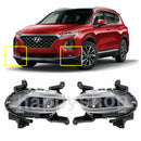 OEM Front Bumper Fog Light Lamp LH + RH Set for Hyundai Santa Fe TM 2019-2020