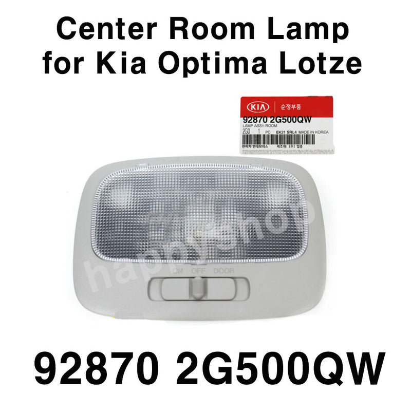 OEM 928702G500QW Center Room Lamp Assy Gray for Kia Optima Magentis Lotze 09-10
