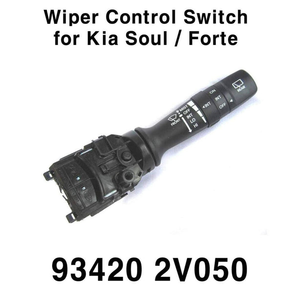 Interruptor de control de limpiaparabrisas OEM 93420 2V050 para Kia Soul Forte 2012-2019