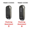 Genuine OEM 95440CV010 FOB Smart Key with Blank Key Parking Assist for Kia EV6