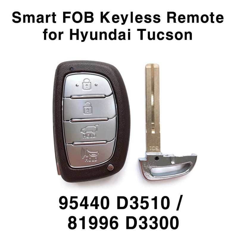 OEM Smart FOB Keyless Entry Remote Blank Key 95440D3510 for Hyundai Tucson 2018+