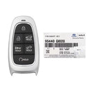 OEM FOB Smart Key 6 Button with Uncut Blanking Key for Hyundai IONIQ5 21-22