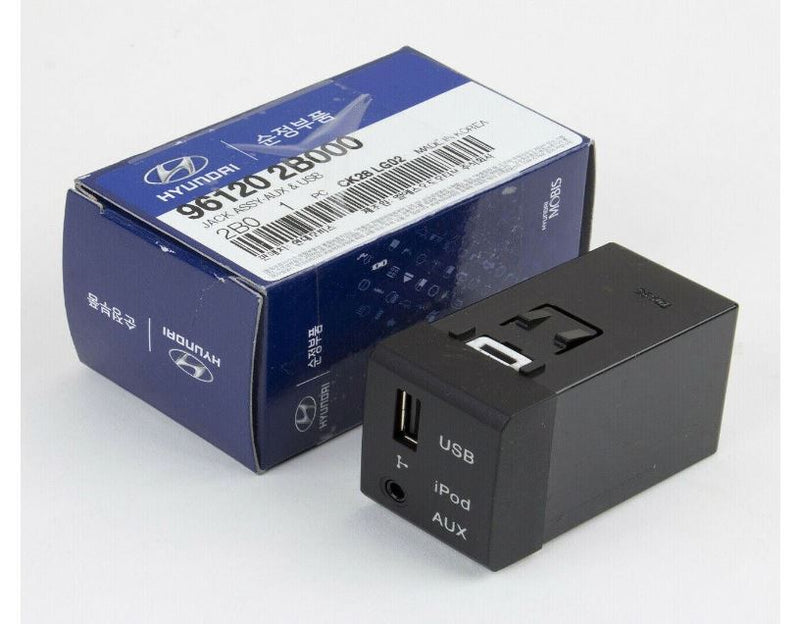 Nuevo Audio genuino Ipod USB Jack Assy Oem 961202B000 para Hyundai Santa Fe 07-12