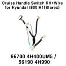 Interruptor de manija de crucero OEM derecho + juego de cables para Hyundai i800 H1 Starex 2015-2018