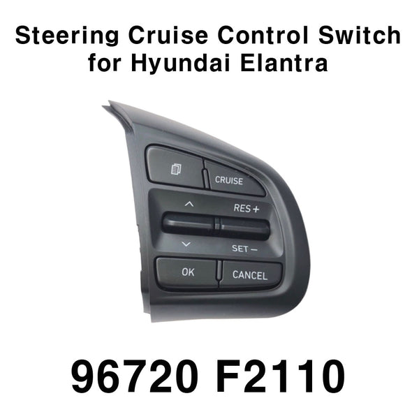 Interruptor de control de crucero automático de dirección OEM 96720F2110 para Hyundai Elantra 19-20