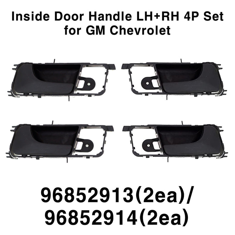 Inside Door Handle LH+RH 4P Set for GM Chevy Optra Lacetti Suzuki Forenza 03-07