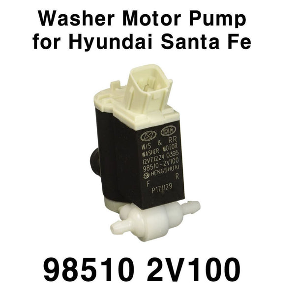 OEM 985102V100 Windshield Washer Motor Pump for Hyundai Santa Fe DM 2013-2016