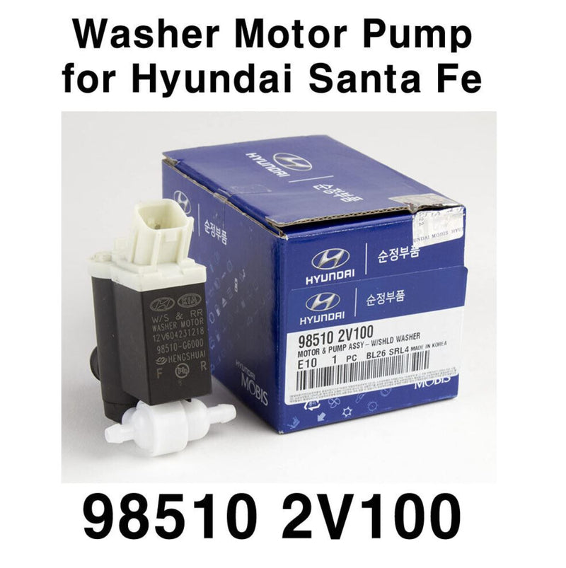 OEM 985102V100 Windshield Washer Motor Pump for Hyundai Santa Fe DM 2013-2016