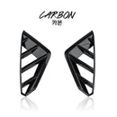 Glossy Point Front Bumper Air Holl Cover 2P Red Carbon for Hyundai Elantra N 22