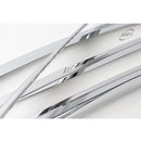 Chrome Window Visor Sun Rain Guards 4P D-202 for Hyundai Elantra AD 2016-2019