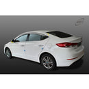 Chrome Window Visor Sun Rain Guards 4P D-202 for Hyundai Elantra AD 2016-2019