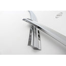 Chrome Window Sun Vent Visor Rain Guards 4P D203 for Hyundai Ioniq 2016-2018