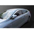Chrome Window Sun Vent Visor Rain Guards 4P D203 for Hyundai Ioniq 2016-2018