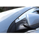 Chrome Window Sun Vent Visor Rain Guards 4P D203 for Hyundai Ioniq 2016-2018