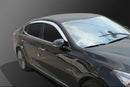 Chrome Window Vent Visor Rain Guard 4PCS Set D204 for Kia Cadenza / K7 2017-2020