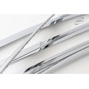Chrome Window Visor Sun Rain Vent Guard 8P D-205 for Hyundai Elantra AD 16-19