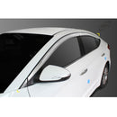 Chrome Window Visor Sun Rain Vent Guard 8P D-205 for Hyundai Elantra AD 16-19