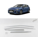 Chrome Window Vent Visor Rain Guard 4P D210 for HYUNDAI Elantra GT 2018-2020