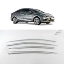 Chrome Window Vent Visor Rain Guard 4PCS D213 for GM Chevrolet Cruze 2017-2021