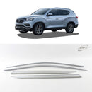 Chrome Window Vent Visor Rain Guard 4PCS D214 for Ssangyong G4 Rexton 2017-2020