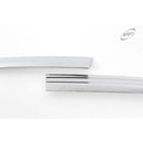 Chrome Window Sun Vent Visor Rain Guards 4P D215 for Hyundai Kona 2018-2022