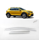 Chrome Window Vent Visor Rain Guard 4PCS Set D216 for Kia Stonic 2017-2020