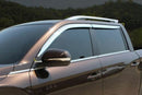 Chrome Window Vent Visor Rain Guard 4P D217 for Ssangyong Rexton Soprts 2018-22