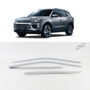 Chrome Window Vent Visor Rain Guard 4P D223 for Ssangyong Viewtiful Korando 2019