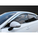 Chrome Window Visor Sun Rain Vent Guard 4P D224 Set for Hyundai Sonata 2020-2022