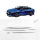 Chrome Window Vent Visor Rain Guard 4PCS Set D229 for Kia Optima 2020-2022