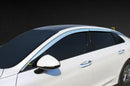 Chrome Window Vent Visor Rain Guard 4PCS Set D229 for Kia Optima 2020-2022