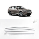 Chrome Window Vent Visor Rain Guard Deflector 4P D230 for Genesis GV80 2021-2022