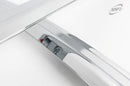 Chrome Window Vent Visor Rain Guard Deflector 4P D230 for Genesis GV80 2021-2022