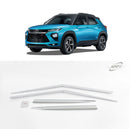 Protector de lluvia para visera de ventilación de ventana cromada 4P D231 para Chevrolet Trailblazer 2020-2022 