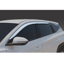 Chrome Window Visor Sun Rain Vent Guard D236 4P Set for Hyundai Tucson 2022+