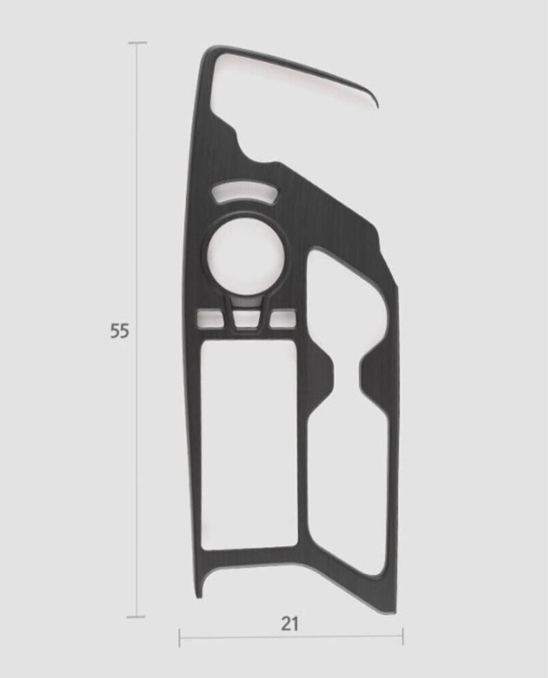 Moldura de Panel de engranaje de madera mate Mayton, accesorios interiores de coche para Kia EV6 2022