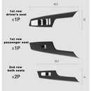 Mayton Matt Wood Gear Panel Molding + Window Switch Molding for Kia EV6 2022