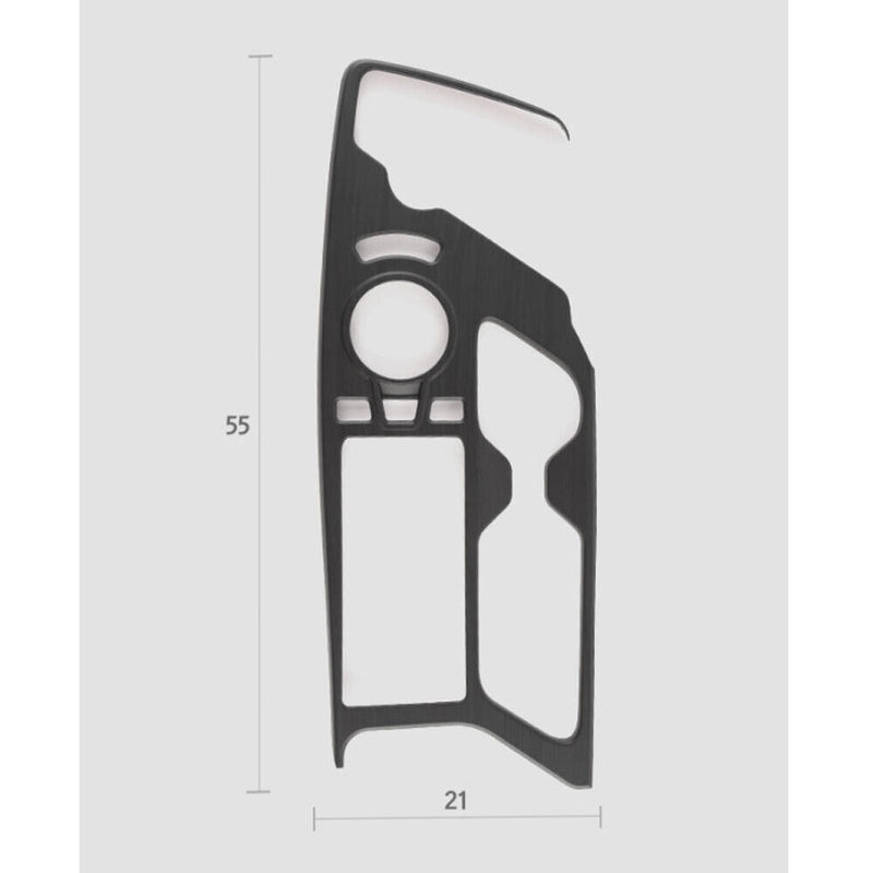 Moldura de panel de engranaje de madera mate Mayton + moldura de interruptor de ventana para Kia EV6 2022 