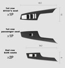 Mayton Interior Matt Wood Window Switch Molding 4P Set for Kia EV6 2022