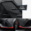 Cubierta de guarnición lateral de parachoques delantero de punto brillante 2P para Hyundai Elantra N 2022