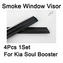 Safe Smoke Window Visor Sun Rain Vent Guard 4 Pcs Set for Kia Soul Booter 2020+