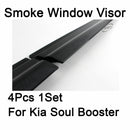 Safe Smoke Window Visor Sun Rain Vent Guard 4 Pcs Set for Kia Soul Booter 2020+