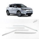 Chrome Window Vent Visor Rain Guard 4PCS Set K621 for Ssangyong Tivoli 2014-2019